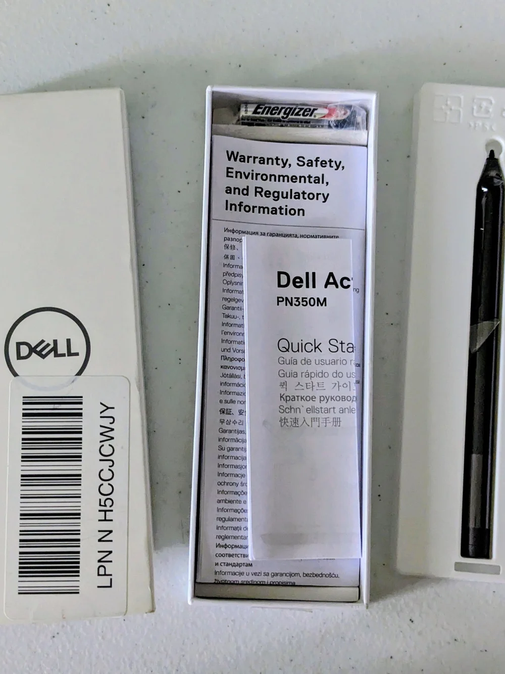 Dell PN350M Documentation and Accessories Pack in White and Black